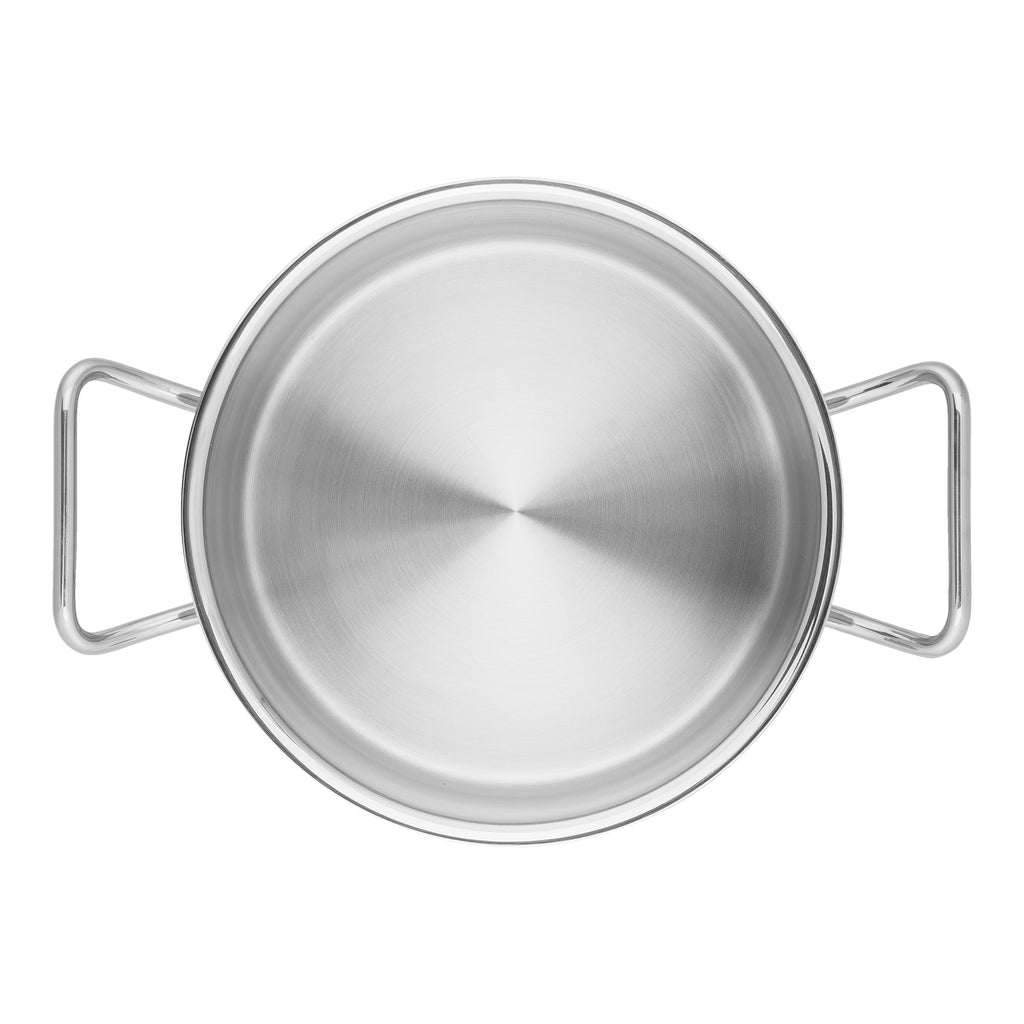 ZWILLING Pro 24 cm pannas nepārklātā nerūsējošā tērauda iekšpuse, skats no augšas