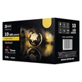 LED virtene EMOS 10LED 0.6W zvani zelta WW IP20 1.35m (2xAA)+taimeris ZY1972