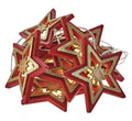 Gaismas virtene 10LED 0.6W zvaigznes koka/sarkanas WW IP20 1.35m(2xAA)EMOS ZY2071